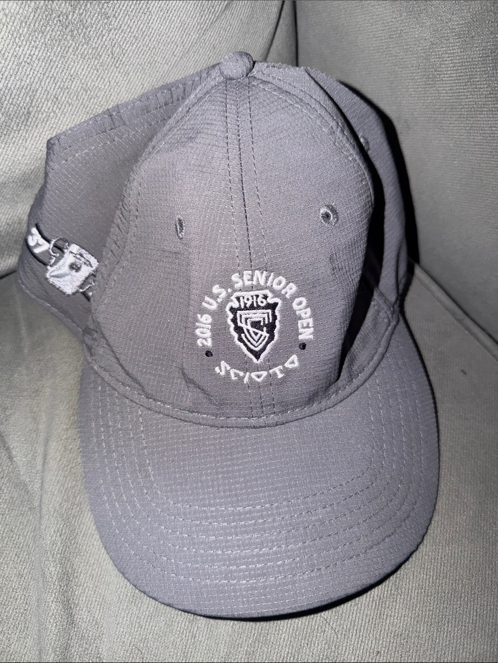 U.S. Senior Open Embroidered Baseball Cap - Gray 2016 pga golf Ohio
